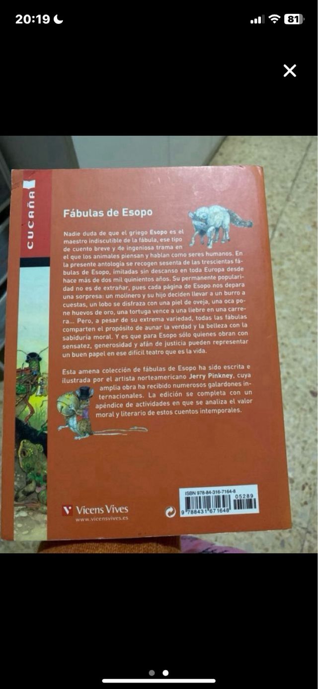 Fabulas De Esopo N/c (Cucana) (Spanish Edition)
