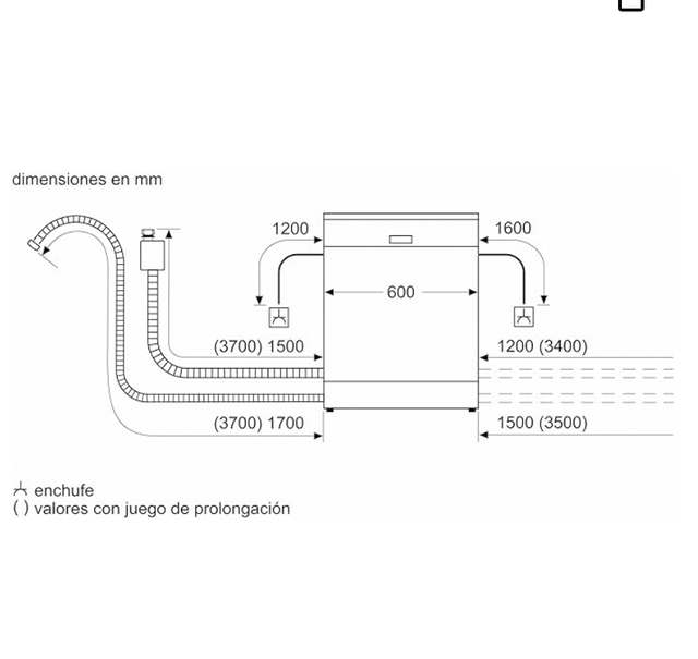Lavavajillas Bosch Serie 2 - Como Nueva