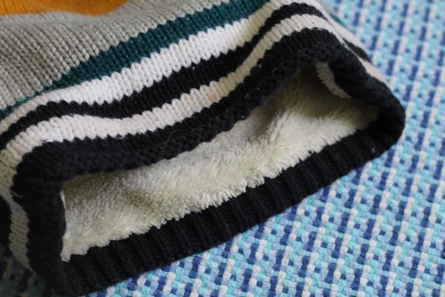 Braga de punto rayas multicolor talla única