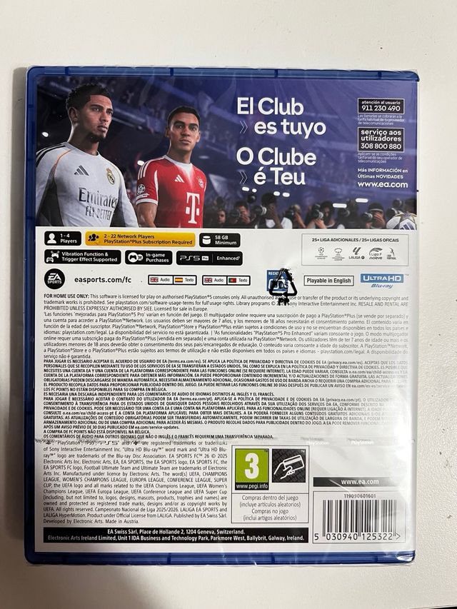 FC 26 PS5 nuovo sigillato