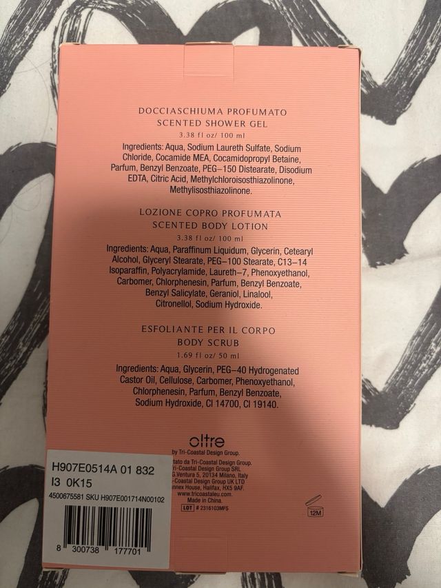 Cofanetto corpo Oltre