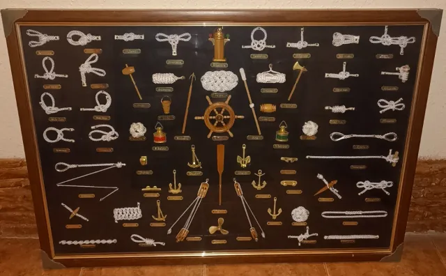 Cuadro Nudos Marineros Decorativo