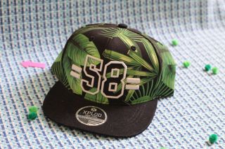 Gorra Xplod Talla Única Diseño Hojas Tropicales