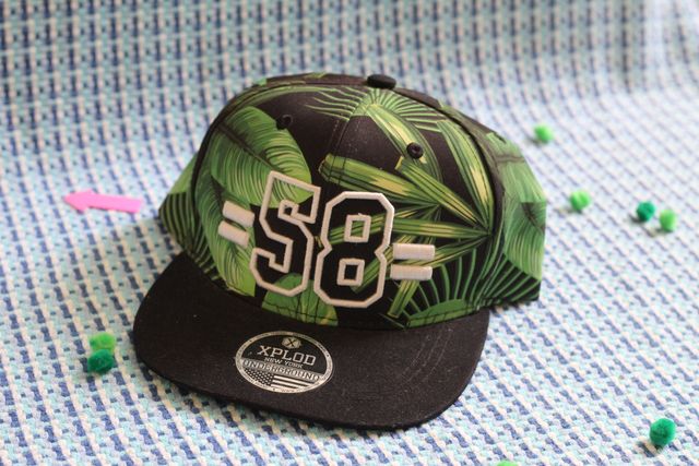 Gorra Xplod Talla Única Diseño Hojas Tropicales