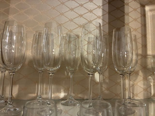 Copas de cristal para cava, vino, licor, agua