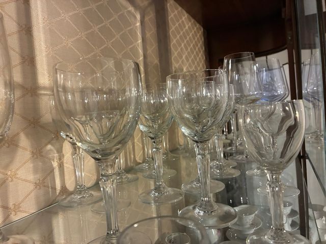 Copas de cristal para cava, vino, licor, agua