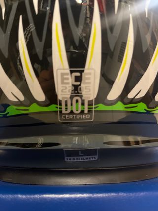 Casco Shiro SH605 Diseño Alien NUEVO A ESTRENAR!!!