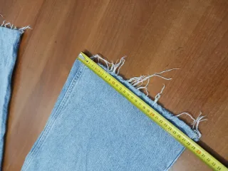 Pantalón vaquero ancho mujer