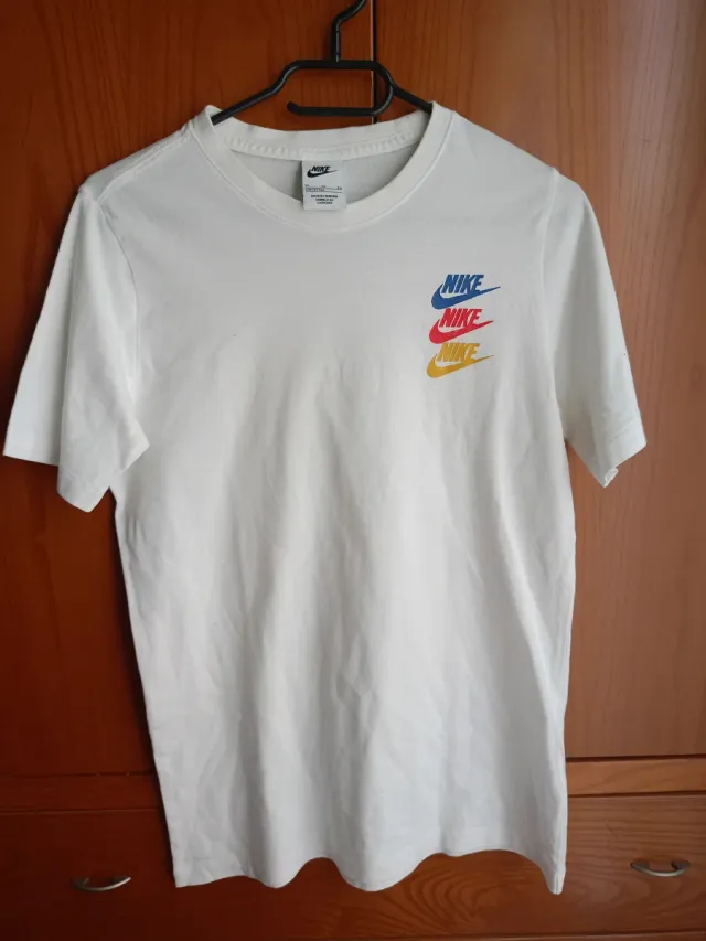 Camiseta Nike Multilogo Niño Blanca