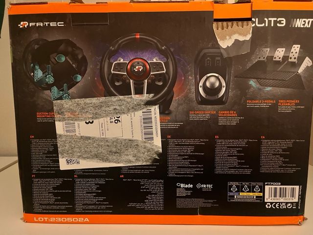 Volante FR-TEC Suzuka Wheel ELIT3 con Palanca