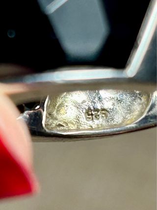 Anillo Plata y Ónix Negro Grande