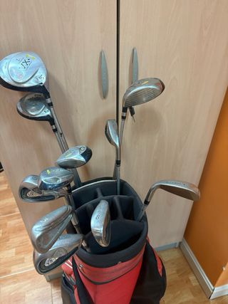 Juego de palos con bolsa