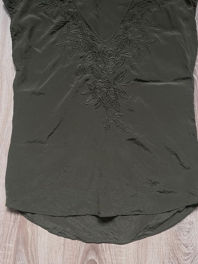 Blusa Massimo Dutti bordada