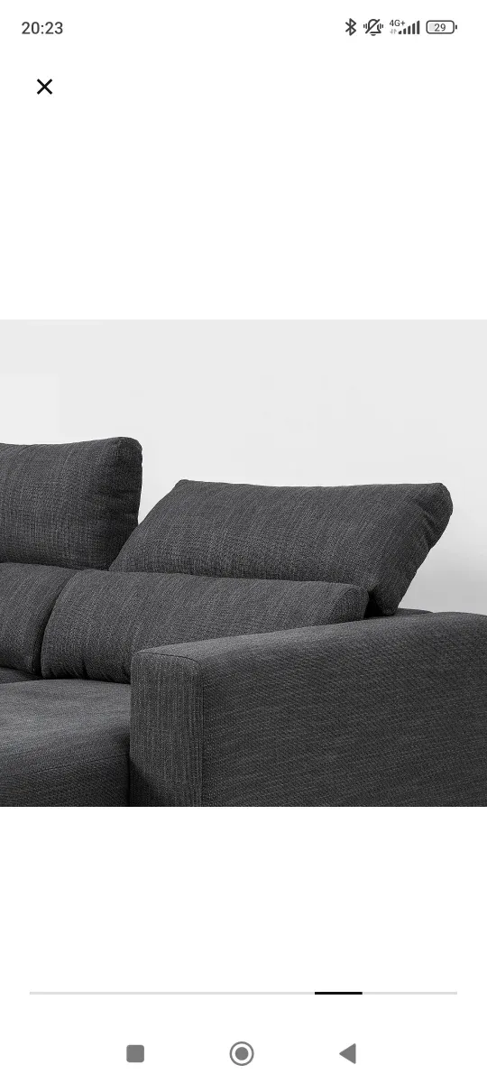 Reposacabezas sofá tela gris
Eskiltuna