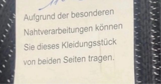 Chaqueta de punto reversible Talla M/L