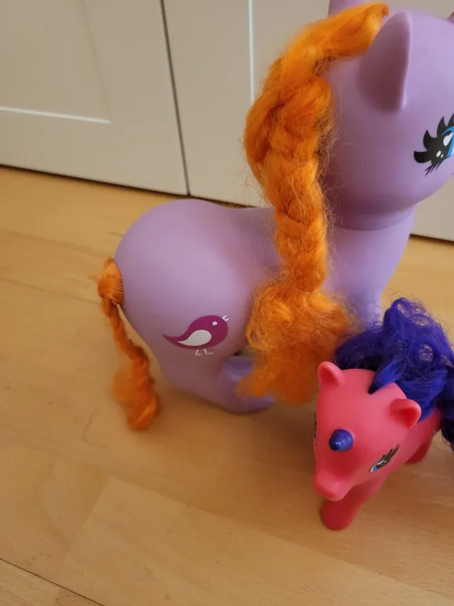 Lote 3 figuras unicornios ponies