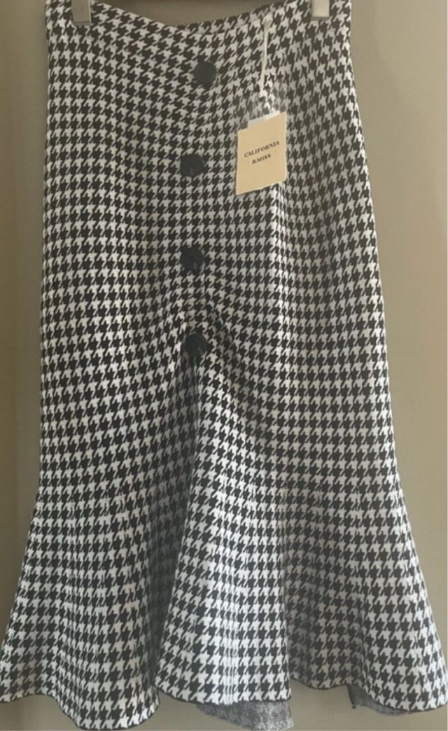 Falda Pata de Gallo Invierno Talla S