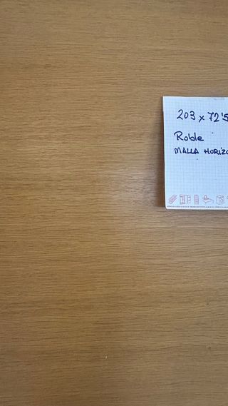 Puerta Roble Nueva 203x72.5cm Malla Horizontal