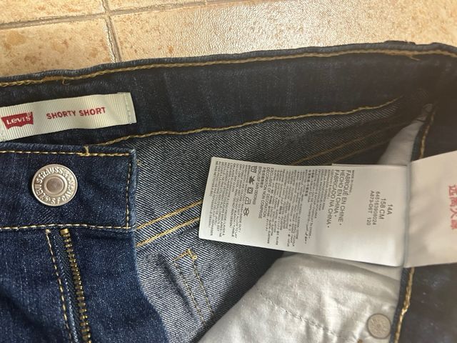 Shorts Levis vaqueros niña 14 años (158 cm)