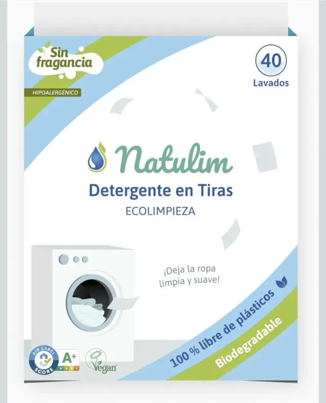 Natulim Detergente en Tiras Ecológicas (2 CAJAS)