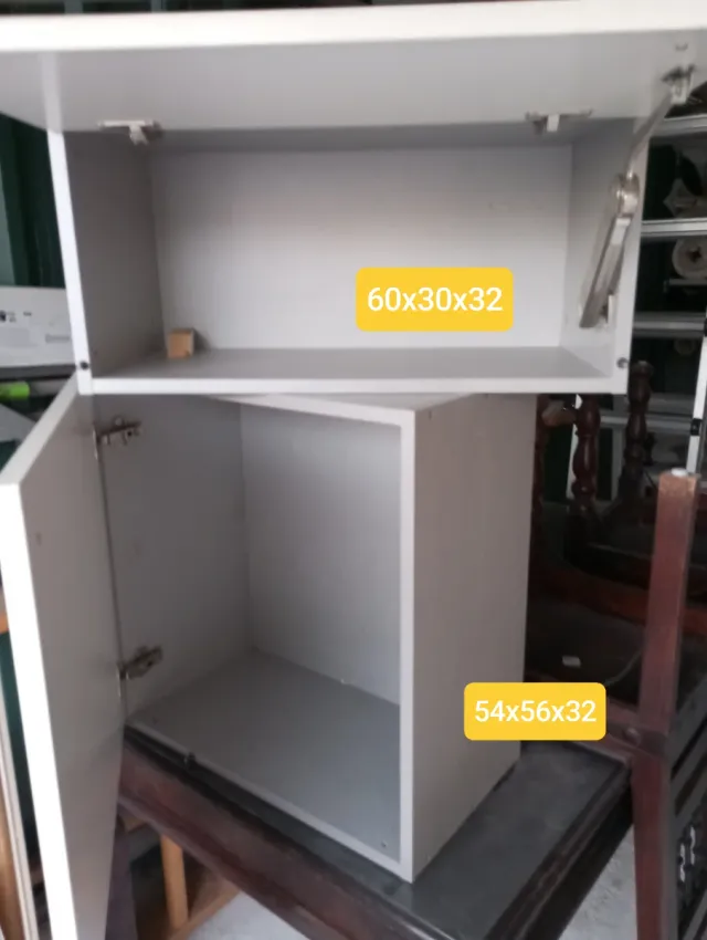 Módulos de cocina blancos