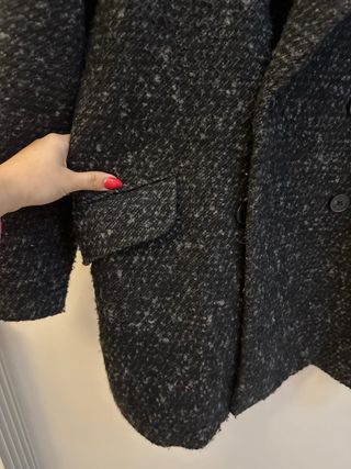 Cappotto Donna Mango Grigio