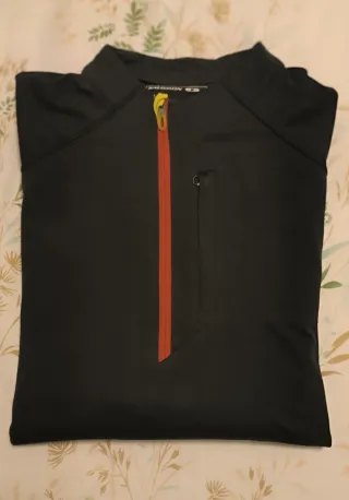 Camiseta técnica SALOMÓN 1/4 cremallera