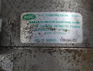Compresor aire hyundai hcc cbxaa02 accent 115518