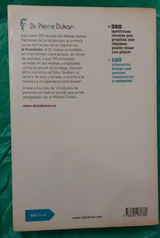 Las recetas Dukan. Libro de cocina