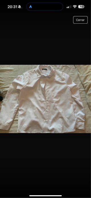Camisa blanca mujer