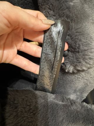 Chaqueta Mango efecto piel forrada