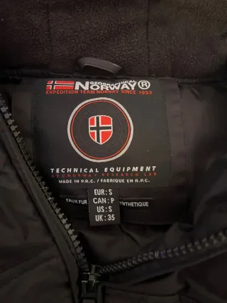 Chaqueta negra geographical Norway