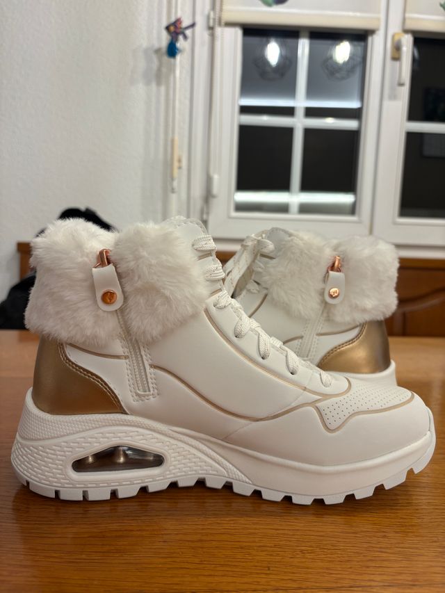 Botas Skechers Blancas Talla 38