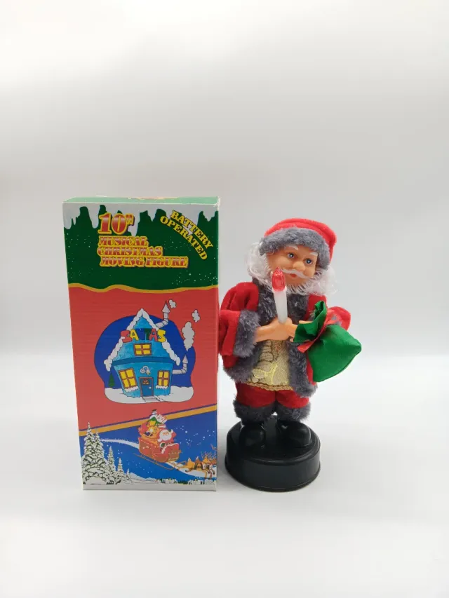 Figura Navideña Musical Santa Claus