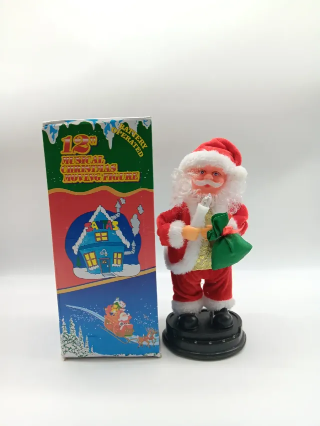 Figura Navideña Musical Santa Claus