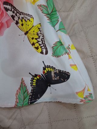 Gonna Coconudina floreale con farfalle