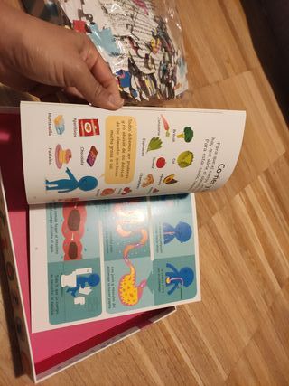 Libro y Puzle El Cuerpo Humano Usborne