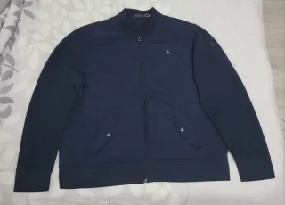Cazadora Bomber Ralph Lauren Azul Híbrida