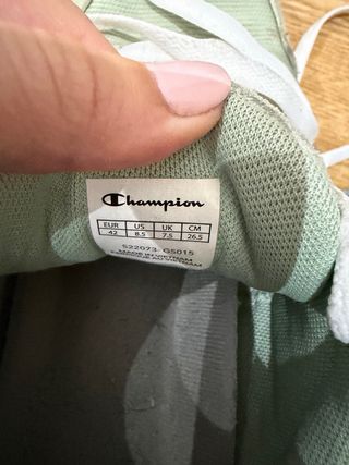 Zapatillas Champion Talla 42 Verde/Beige