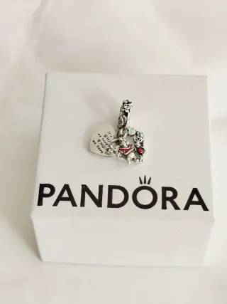 Charm Colgante Doble Winnie the Pooh y Piglet