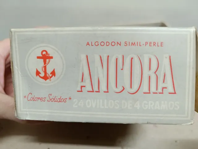 Hilo Perlé Ancora Gris