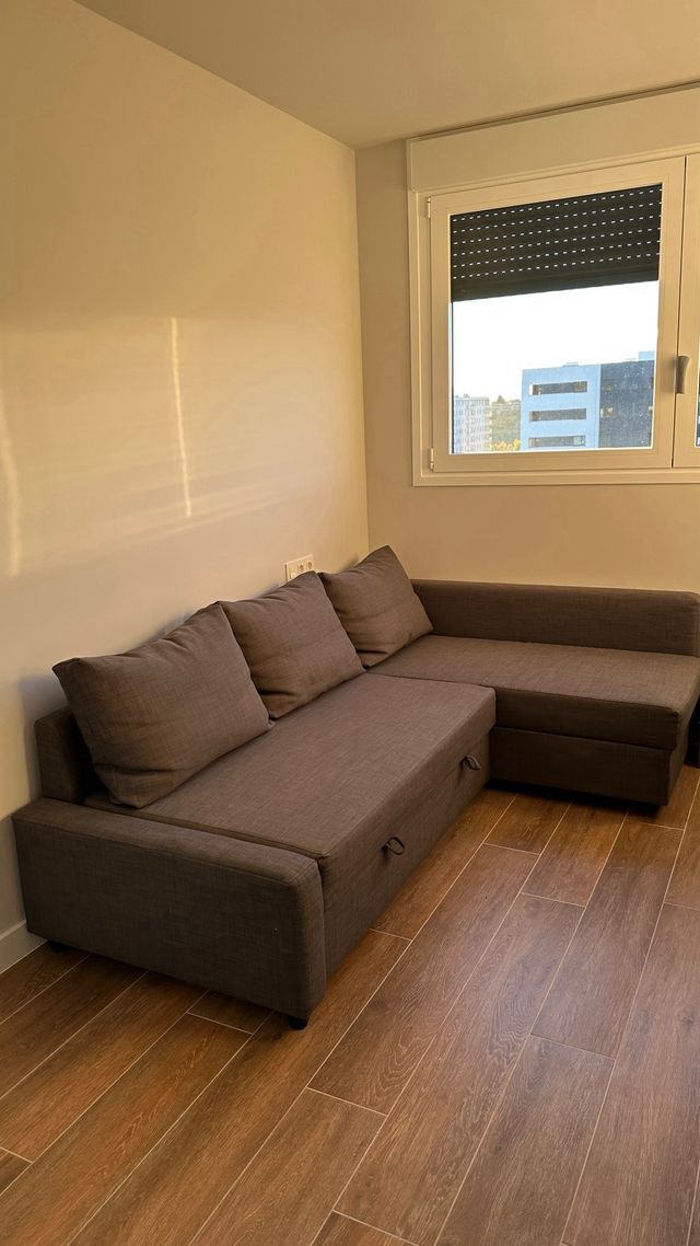 Sofá Cama Gris Chaise Longue Canapé FRIHETEN IKEA