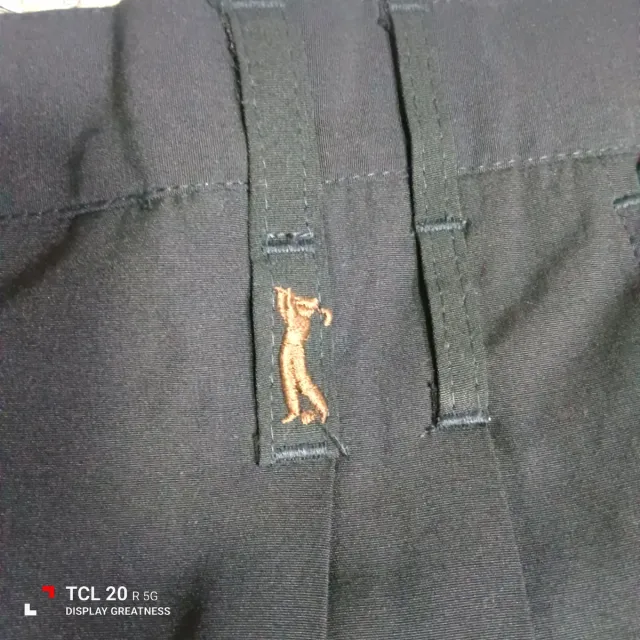 Pantalón de vestir caballero negro Con pinzas.