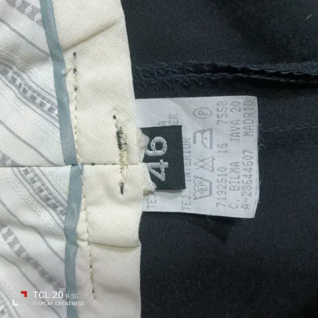 Pantalón de vestir caballero negro Con pinzas.