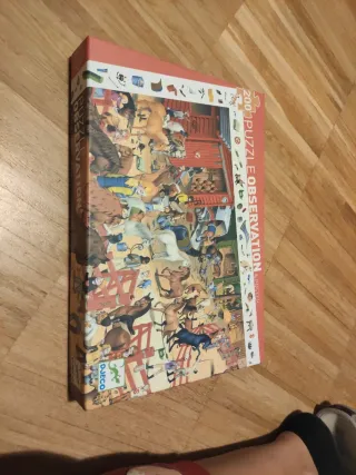 Puzzle 200 piezas Djeco Observación Hípica