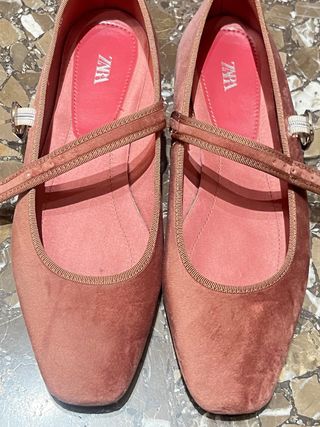 Bailarinas Zara Ante Rosa