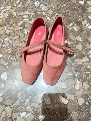 Bailarinas Zara Ante Rosa