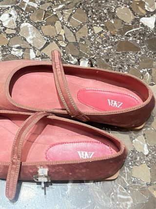 Bailarinas Zara Ante Rosa