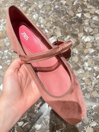 Bailarinas Zara Ante Rosa