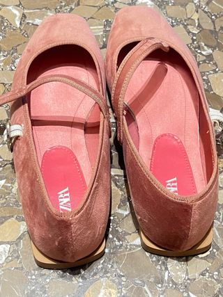 Bailarinas Zara Ante Rosa